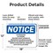 Signmission No Trespassing No Loitering Violators Caught OSHA Notice Sign, Plastic, 18in W x 12in L, 2PK OS-2PACK-NS-P-1218-L-14932 - alternate 6